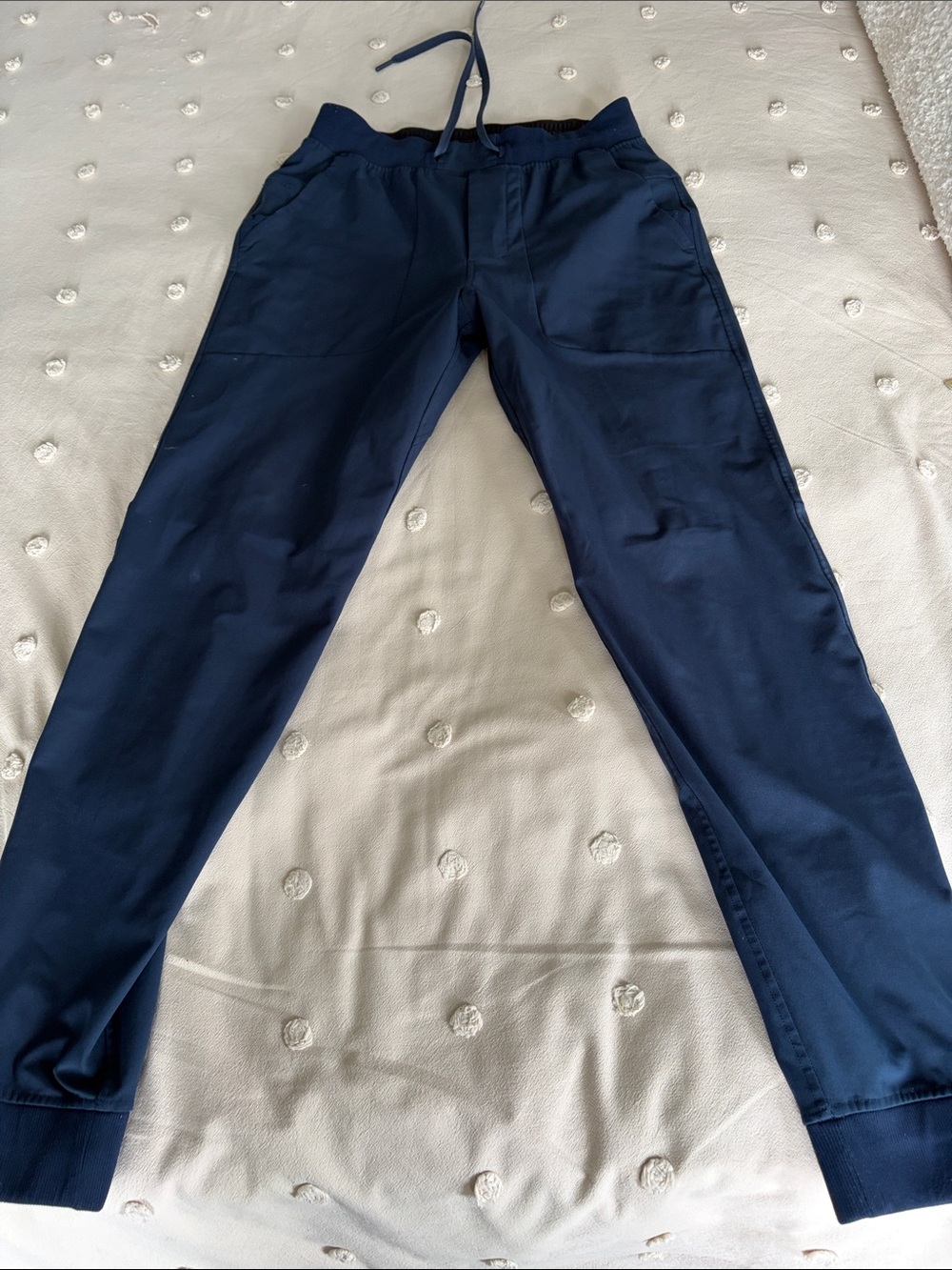 Men's Lulu Navy Jogger Pants - Comfortable Everyday Fit